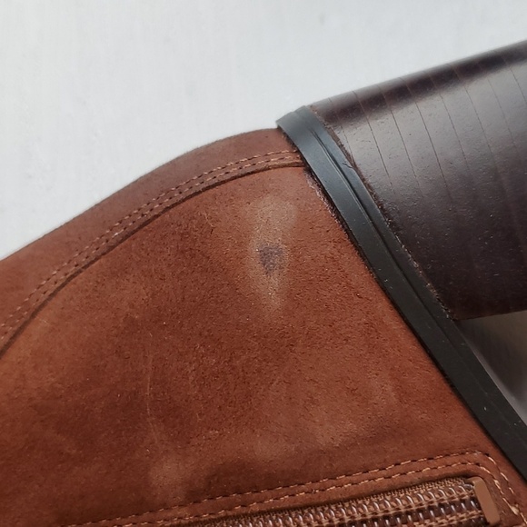 Naturalizer Light Brown Suede Sterling Saddle Knee High Boots 5 NWT - Picture 10 of 11